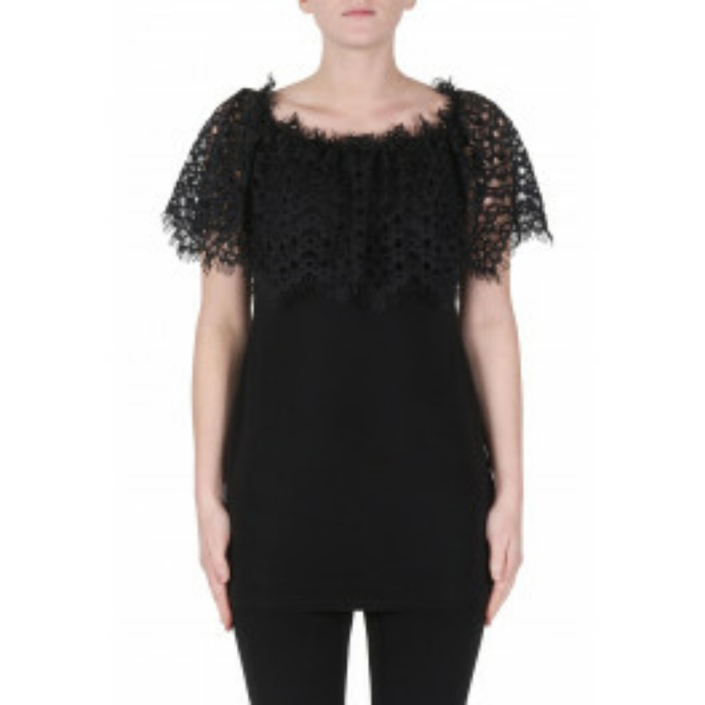 Tunic with crochet detail
